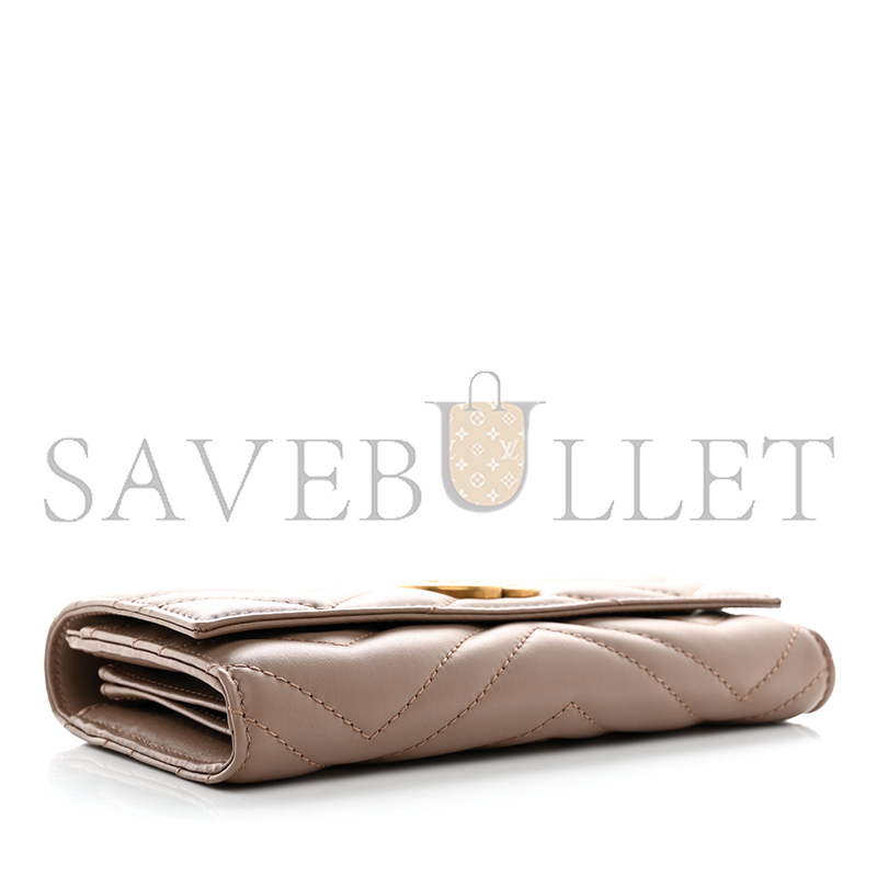 GUCCI GG MARMONT CONTINENTAL WALLET 443436 (19*10.5*3cm)
